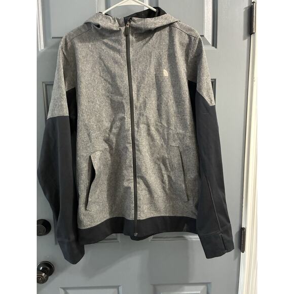 The North Face Men's Kilowatt Performance Jacket Dark Grey Heather/Black Medium - Picture 2 of 9